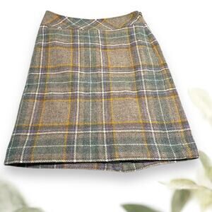 WOOL Skirt Size 6 Vintage L.L. Bean Wool Skirt L.L. Bean Work Skirt Workwear